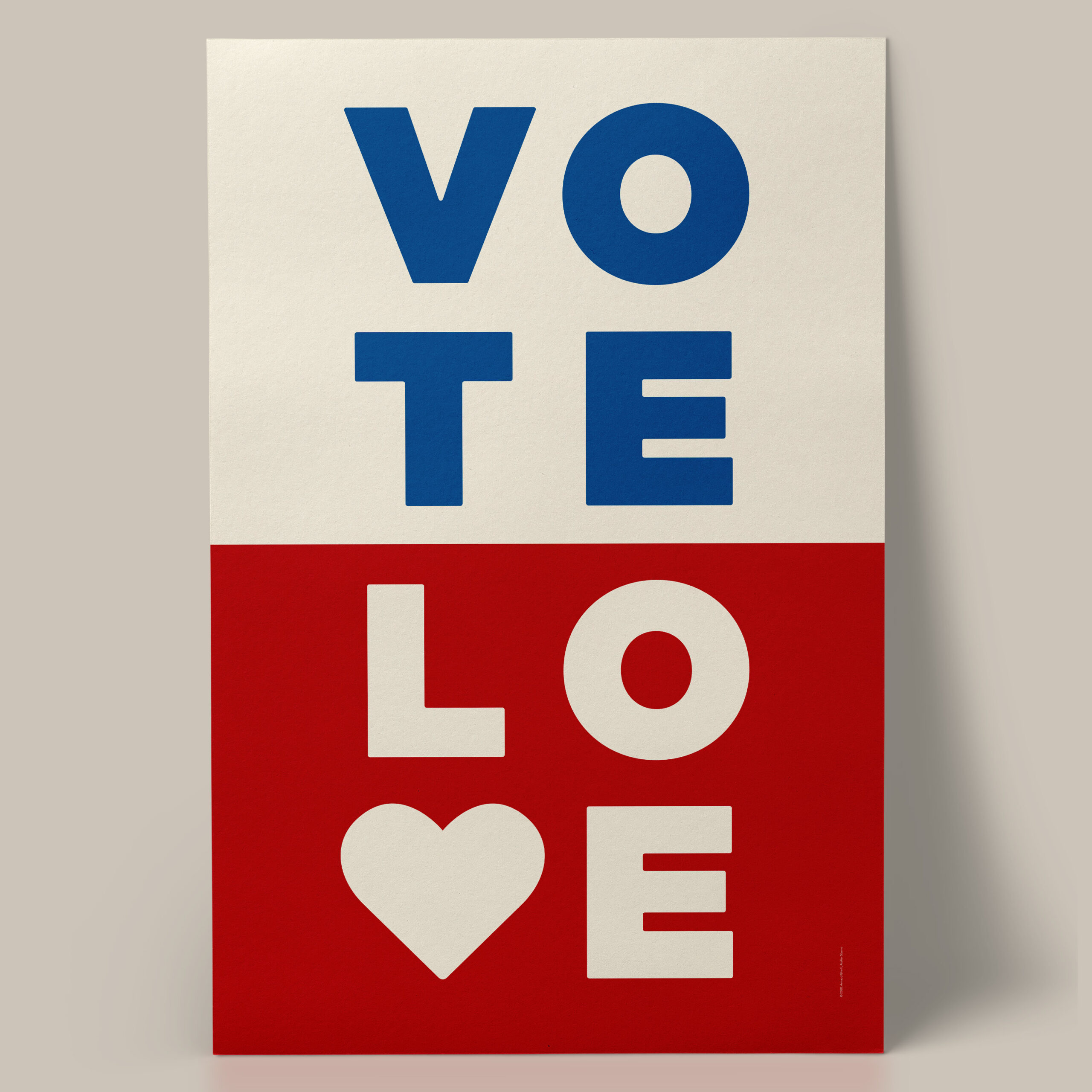 VoteLove.Poster.24x36